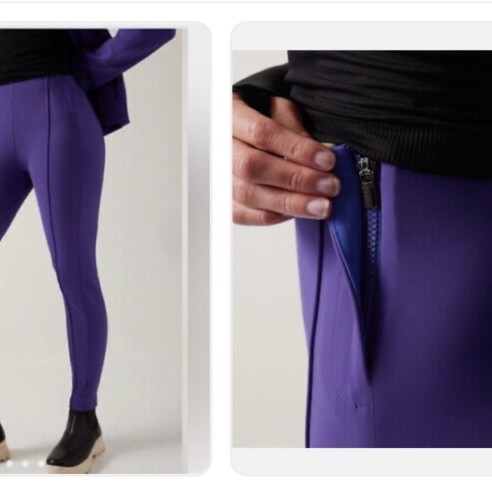 ATHLETA Glacier Snow Skinny Pant 💜 - Picture 4 of 11